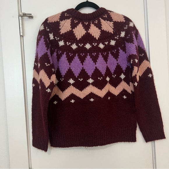 NEW Vero Moda Geometric Sweater Purple - Picture 11 of 11